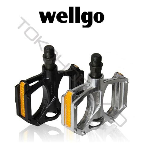 Jual Pedal Flat Sepeda Bearing Alloy Ringan Seli MTB Road Bike WELLGO