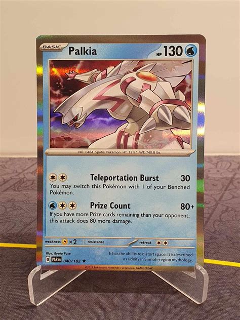 PALKIA 040 182 Holo Rare Paradox Rift Pok Köp på Tradera