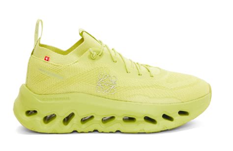 Loewe Lime Green Cloudtilt Sneakers Whats On The Star