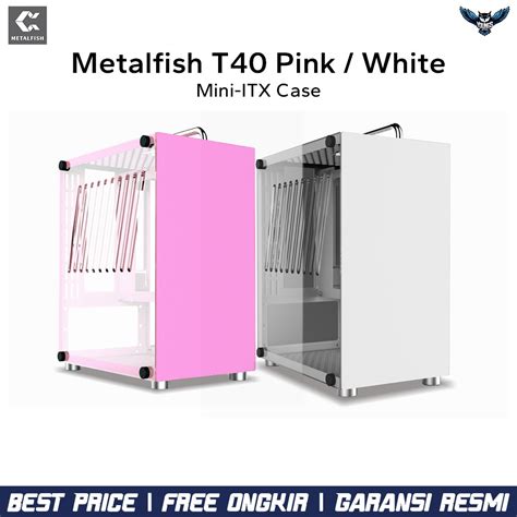 Jual Metalfish T Window Side Panel Mini Tower Itx Case Mini Itx