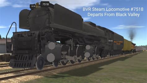 T RYS BVR 7518 Steam Locomotive Departs From Black Valley YouTube