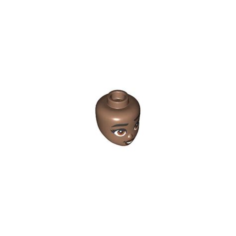 LEGO Medium Brown Aliya Minidoll Head 92198 101262 Brick Owl