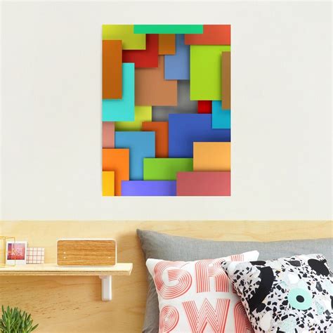 "Modern colorful square art" Photographic Print by Ross-Sergey | Redbubble | Square art, Pattern ...