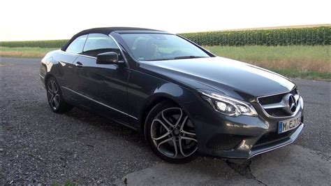 2015 Mercedes E 350 Cdi 9g Tronic Cabrio 258 Hp Test Drive Youtube