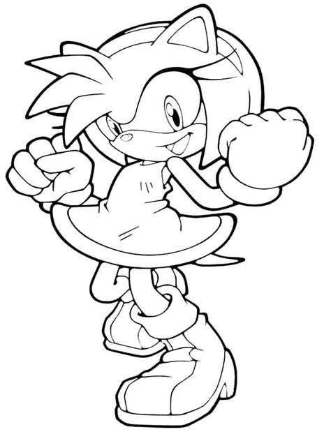 Sonic The Hedgehog Characters Coloring Pages