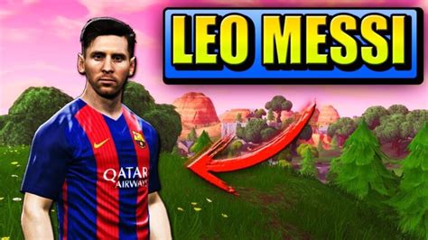 Where To Find Lionel Messi In Fortnite