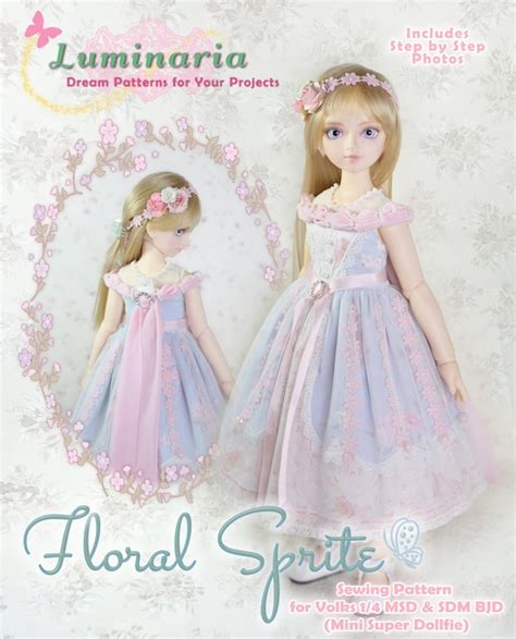 BJD Doll Clothes Pattern Fits Volks MSD & SDM 1/4 Mini Super - Etsy