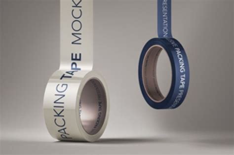 This Is An Incredible Set Of Branded Psd Packing Tape Mockup To