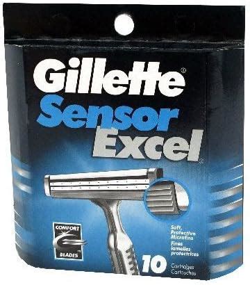 Gillette Sensor Refill Razor Blade Cartridges Pack Amazon Co Uk