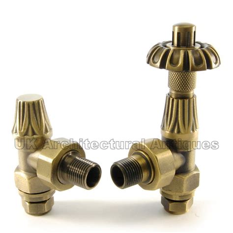 Abbey Old English Brass Thermostatic Radiator Valves Ideal To Give The Finishing Touch To Any