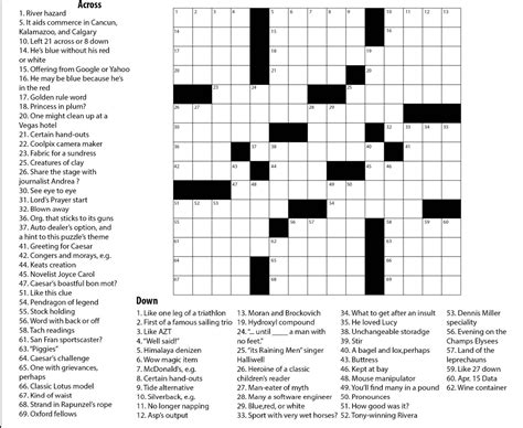 Printable Boatload Crossword Puzzles - Printable JD