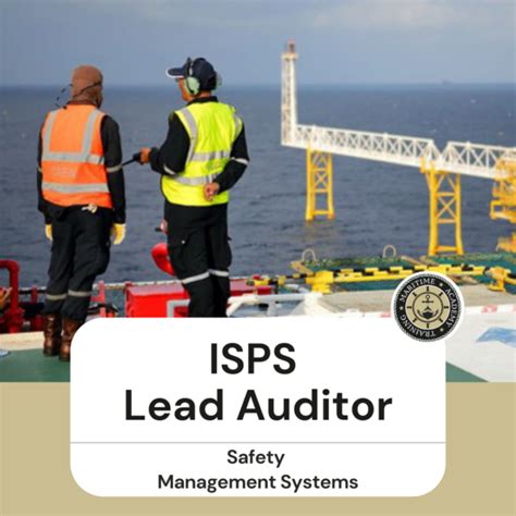 Ism Isps Mlc Internal Auditor Maritime Academy Training