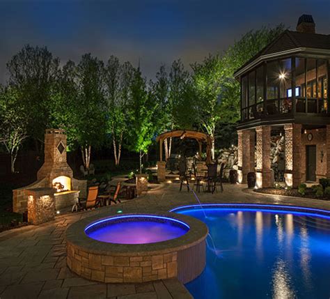 Fiber Optic Perimeter Pool Lighting Impact Lighting Inc