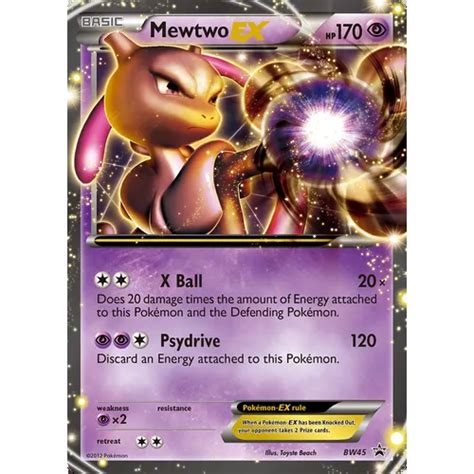 Verified Mewtwo EX BW Black Star Promos By Pokemon Cards Whatnot