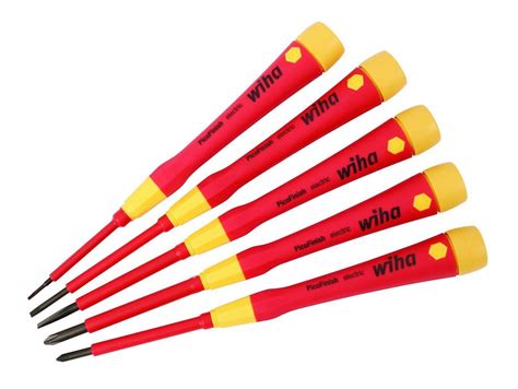 Wiha 32085 Precision Pico Insulated Screwdriver Set 5 Piece