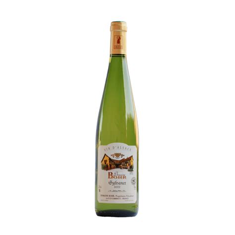 Sylvaner 2022 Vin blanc d Alsace Domaine BOHR à Strasbourg en Alsace