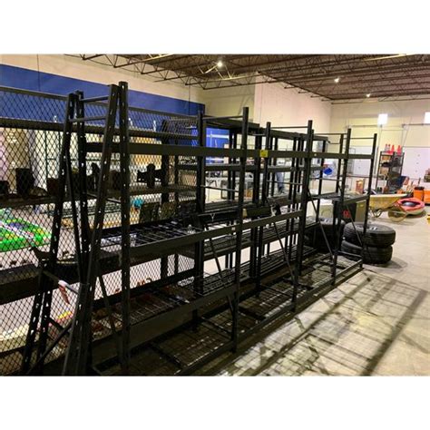 LARGE METAL SHELVING UNIT - Able Auctions