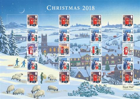 Royal Mail Delivering Christmas 1 November Royal Mail Stamps 2018