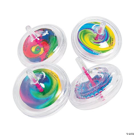 Plastic Swirl Spin Tops