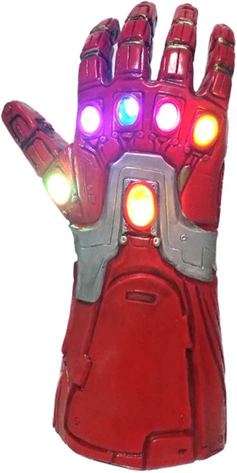 Gants Iron Man Pour Enfants Avec Lumière Led Cosplay Accessoires De