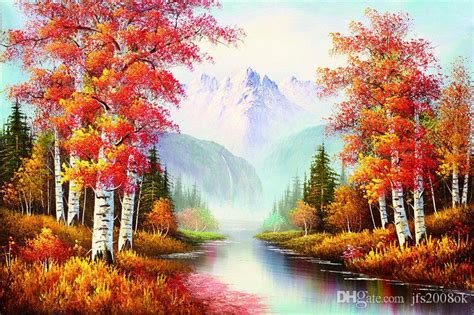 Scenery Painting On Canvas At Paintingvalley Explore Collection