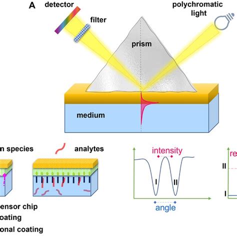 Kretschmann Geometry A A Typical Surface Plasmon Resonance Spr Setup Download Scientific