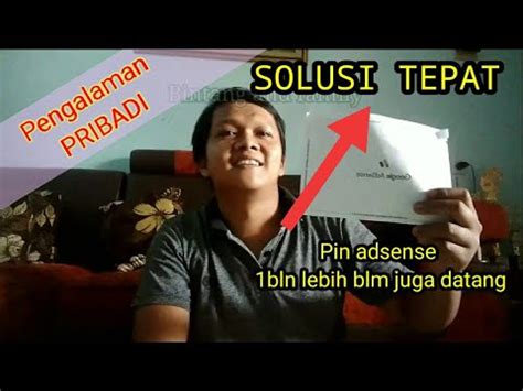 Pin Adsense Tidak Kunjung Datang Coba Solusi Ini Youtube