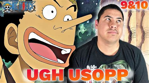 First Time Meeting Usopp One Piece 9and10 Reaction Youtube