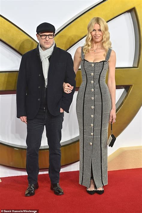 Claudia Schiffer 51 Joins Director Husband Matthew Vaughn For Rare