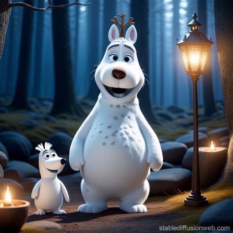 Rockstar Moomin And Olaf Stable Diffusion Online