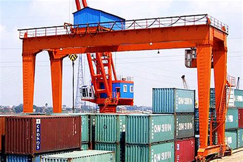 Weihua Cranes Container Rail Mounted Gantry Crane Container Crane