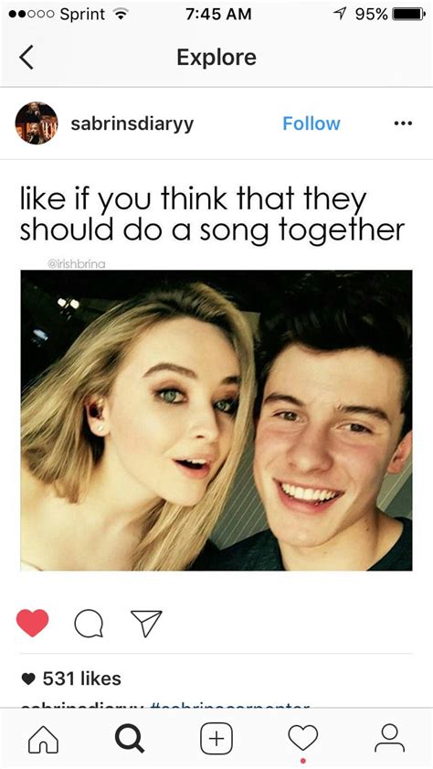 16 best Shawn Mendes and Sabrina Carpenter images on Pinterest ...