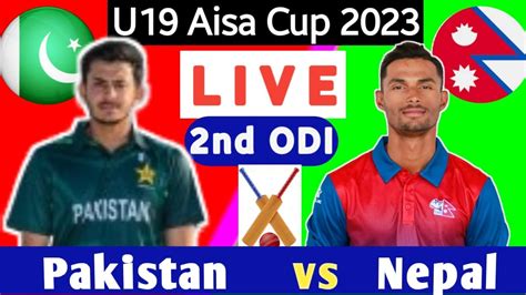 Pakistan U19 Vs Nepal U19 Cricket Match Acc Mens U19 Asia Cup 2023