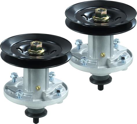 Gelaska 2 Pack Am136733 Spindle Assembly With Uc26511 Pulley Replaces John Deere