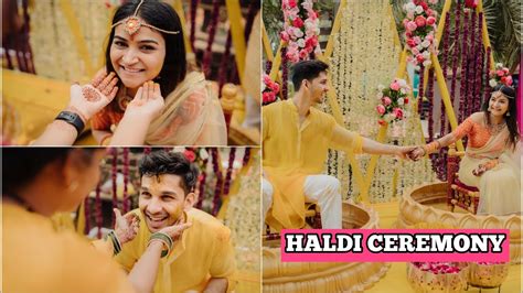 Our Haldi Ceremony😊 Karan And Vaidnalis Haldi💛💖 Haldiceremony