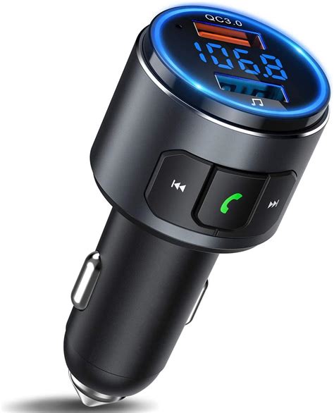 Zealife Bluetooth Fm Transmitter Auto Radio Qc Kfz Wireless