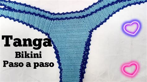 Tanga Bikini Crochet Paso A Paso YouTube