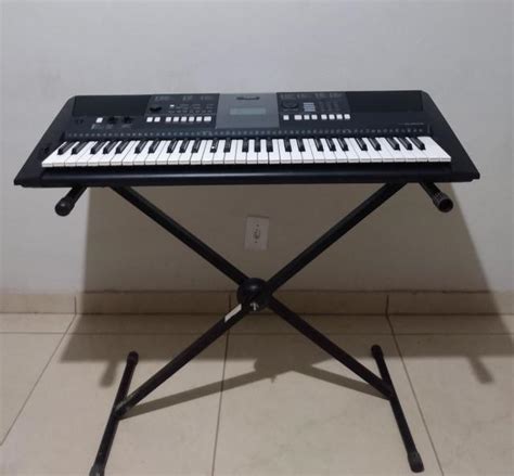 Teclado Yamaha E Nov Ssimo Usado Poucas Vezes Em Rio De Janeiro