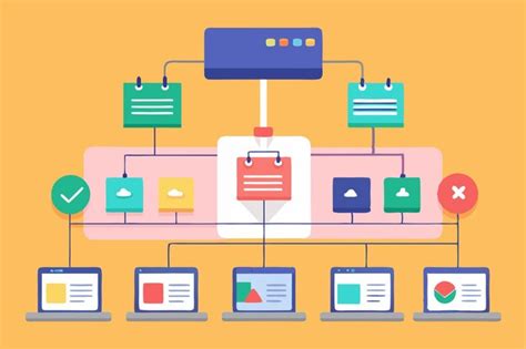 A diagram of a computer with a diagram of a computer and a printer ...