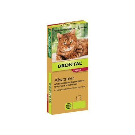 Drontal Allwormer Cat Large Tablets CanadaVet