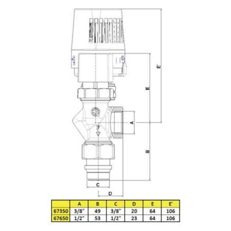 Corps thermostatique équerre inversé F1 2 ORKLI 67650 Cdiscount