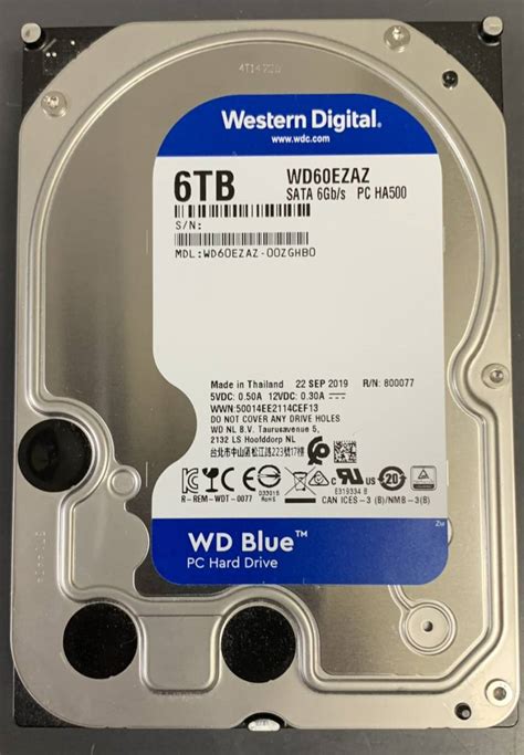 Yahoo オークション Western Digital製 3 5inch HDD WD60EZAZ 6TB