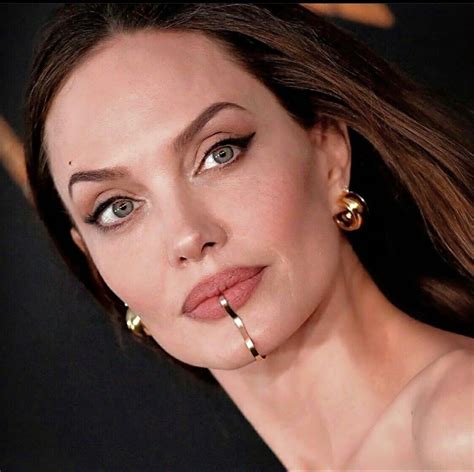 Angelina Jolie Eyes Angelina Jolie Photos Lip Jewelry Cute Jewelry