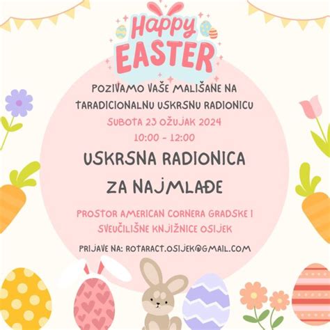 Osijek Uskrsna Radionica Za Djecu Avanture Malih Okica Kamo S