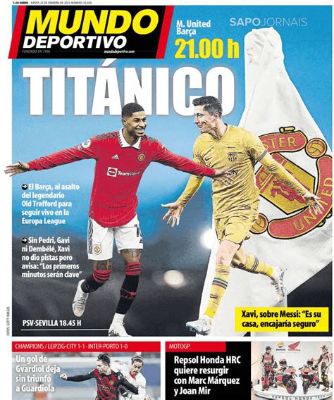 Mundo Deportivo Madrid 23 Fev 2023 Jornais E Revistas SAPO Pt