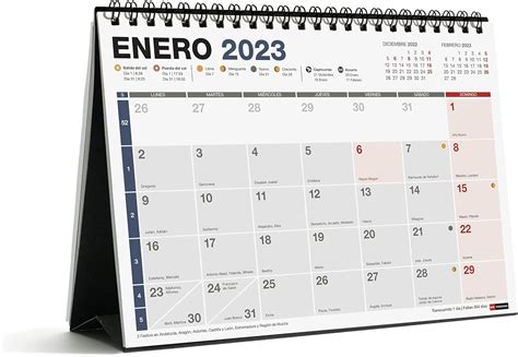 Miquelrius Calendario sobremesa 2023 Completo tamaño A5 con