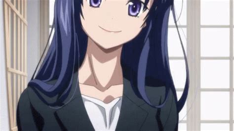 Anime Purple GIF - Anime Purple Longhair - Discover & Share GIFs