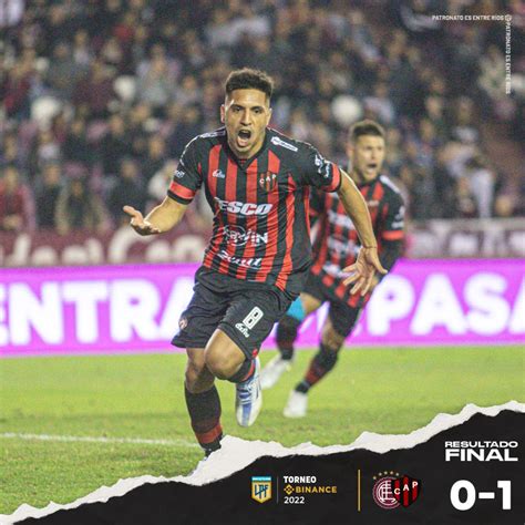 Club A Patronato On Twitter ⚽ ¡finaaaaaal Del Partidoooo ¡ganÓÓÓ