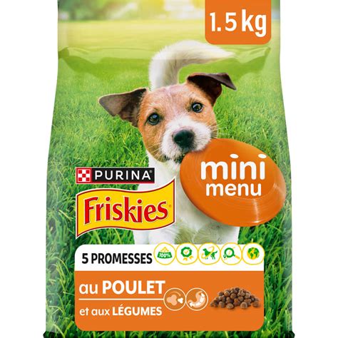 Croquettes Pour Petit Chien Mini Menu Poulet FRISKIES