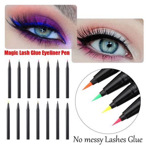 Self Adhesive Eyeliner In Colorful Magic False Eyelashes Glue